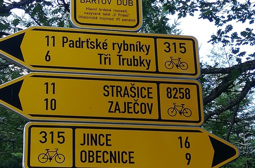 Cyklo výlet jihovýchodně od Prahy.