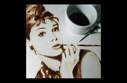 Malování kávou