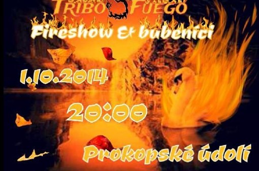 Sraz bubeníků a fireshow Tribo Fuego 7 / 2014