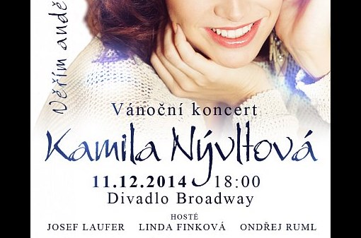 Vánoční koncert Kamily Nývltové v divadle Broadway
