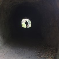 6 - Cesta podél Lužnice vedla i tunely