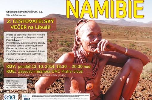 Cestovatelský večer na téma Namibie