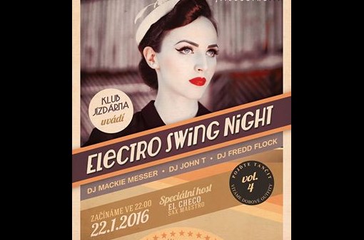 ELECTRO SWING NIGHT - Klub Jízdárna Boskovice