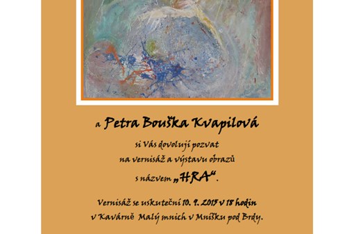 Petra Bouška Kvapilová - výstava obrazů