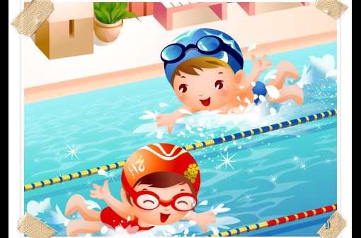 Plavání v hloubětínském bazénu v rámci Týdne sportu