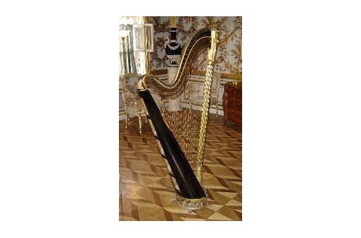 Snění s harfou v obřadní síni