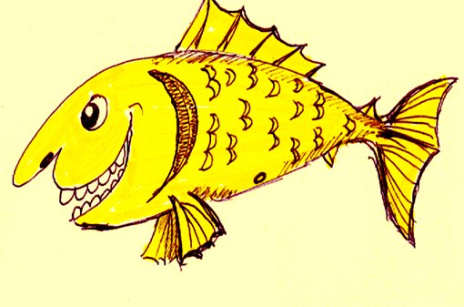 Zlatá rybka v čajovně