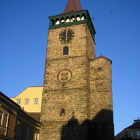 věž u náměstí v Jičíně