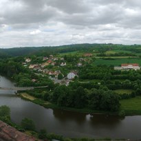 Český Šternberk - panorama
