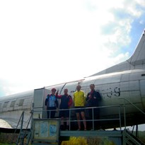 posádka letounu v Bubovicích