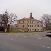 Čížkov. Klasicistní zámek z roku 1785.
