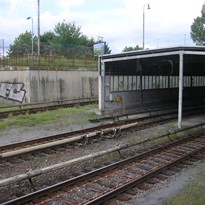 14 - Toto je onen vjezd do metro-tunelu na Zličíně