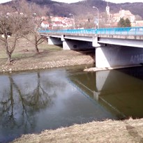 most v Sázavě přes Sázavu