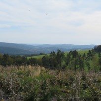 Výhled z kopce Karkoška