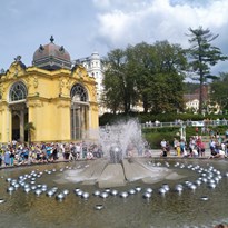 Zpívající fontána, Mariánské Lázně.