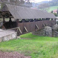 dřevěný most Černvíře 1718