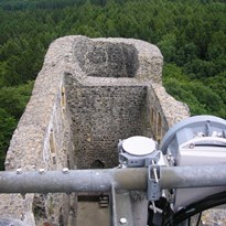 Pohled na hrad z věže
