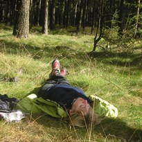 16 - Byl čas i na relaxaci v lese