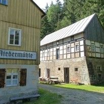Niedermühle - Dolní mlýn je jedním z nejstarších mlýnů na Křinici (https://1url.cz/xzkKt)
